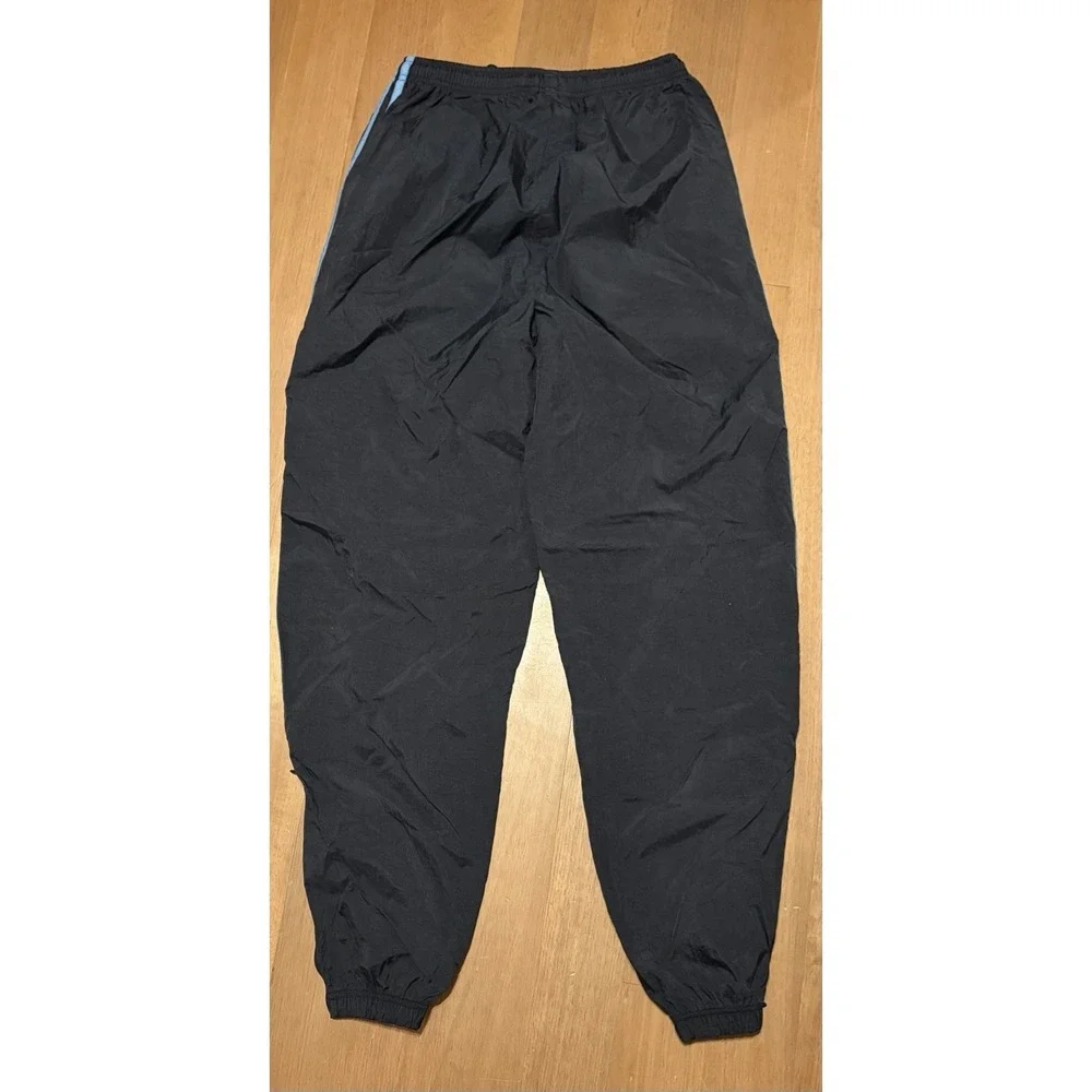 Vintage Adidas Nylon Pants Track Men's MEDIUM 80s Sweatpants Satin Shiny Retro